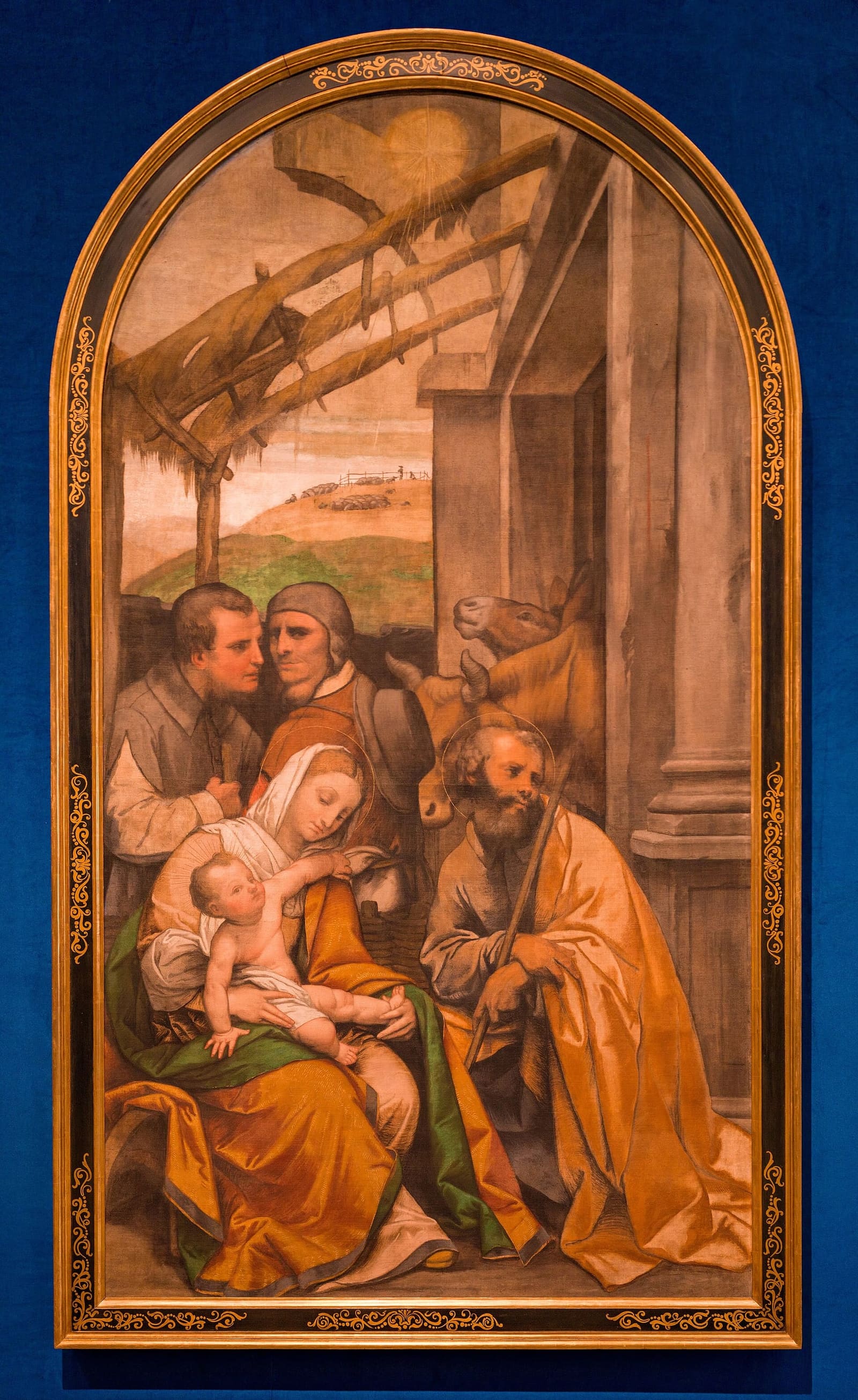 l'Adorazione dei pastori del Moretto nella Pinacoteca Tosio Martinengo