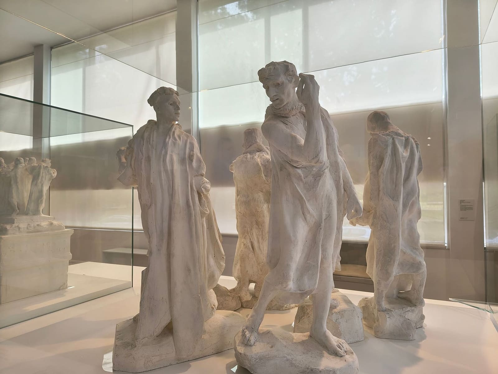 i gessi dei Bourgeois nella Galerie Rodin del Musée des Beaux-Arts