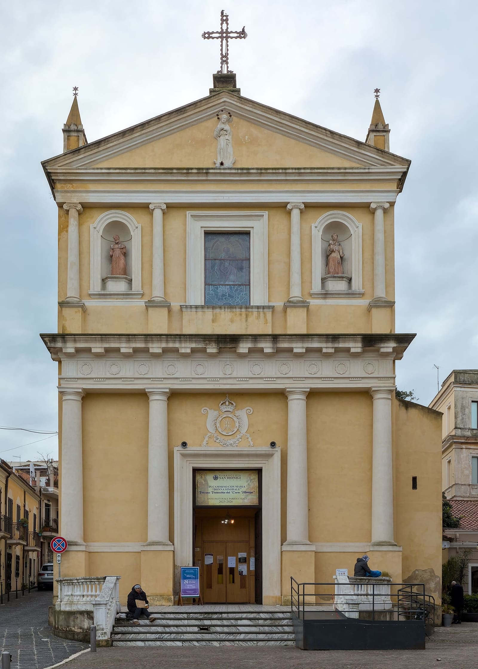 la facciata della chiesa dell'Immacolata