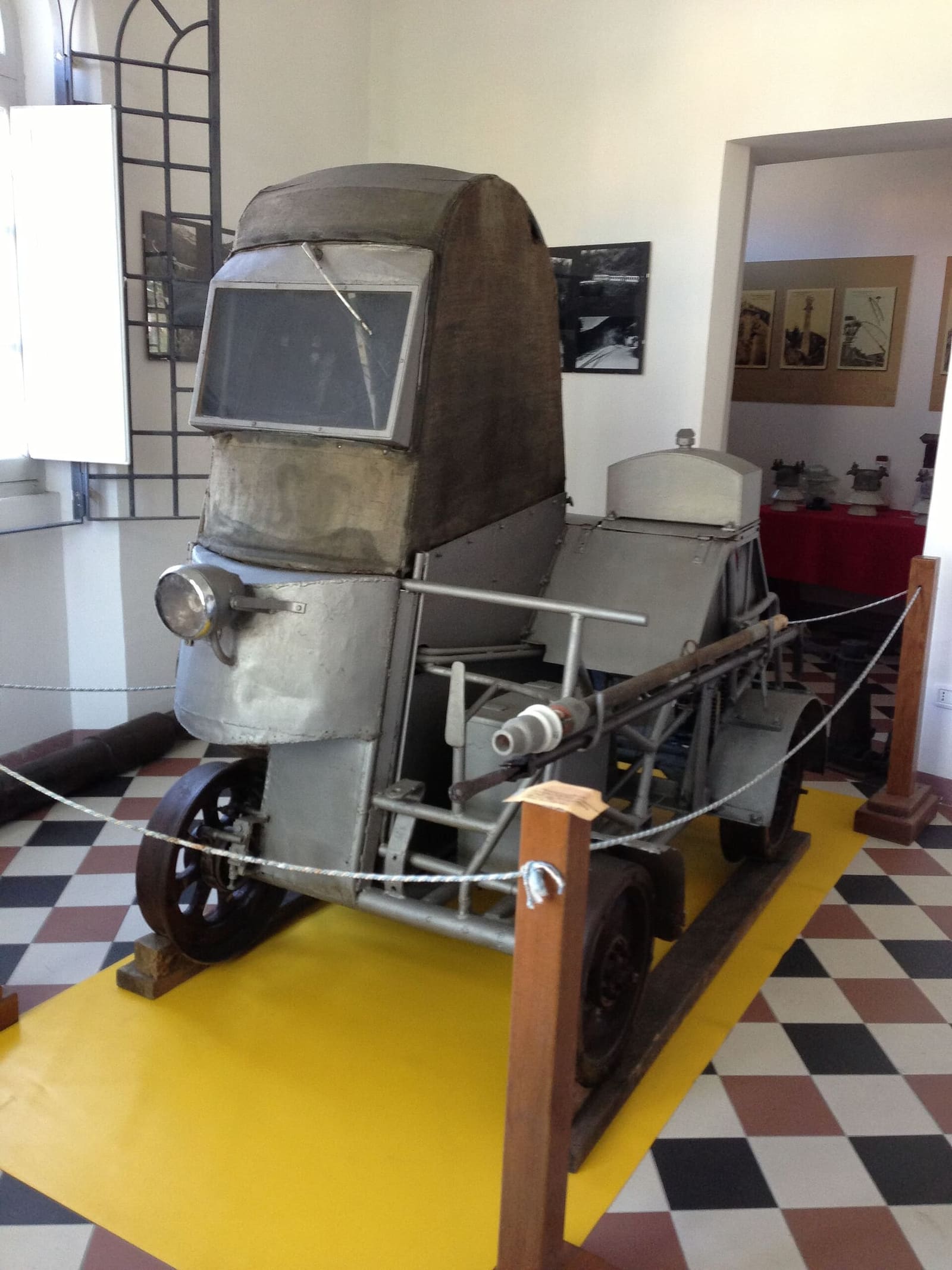 la piattina, il carrello per ispezionare i binari della Spoleto-Norcia, al museo della ferrovia di Spoleto