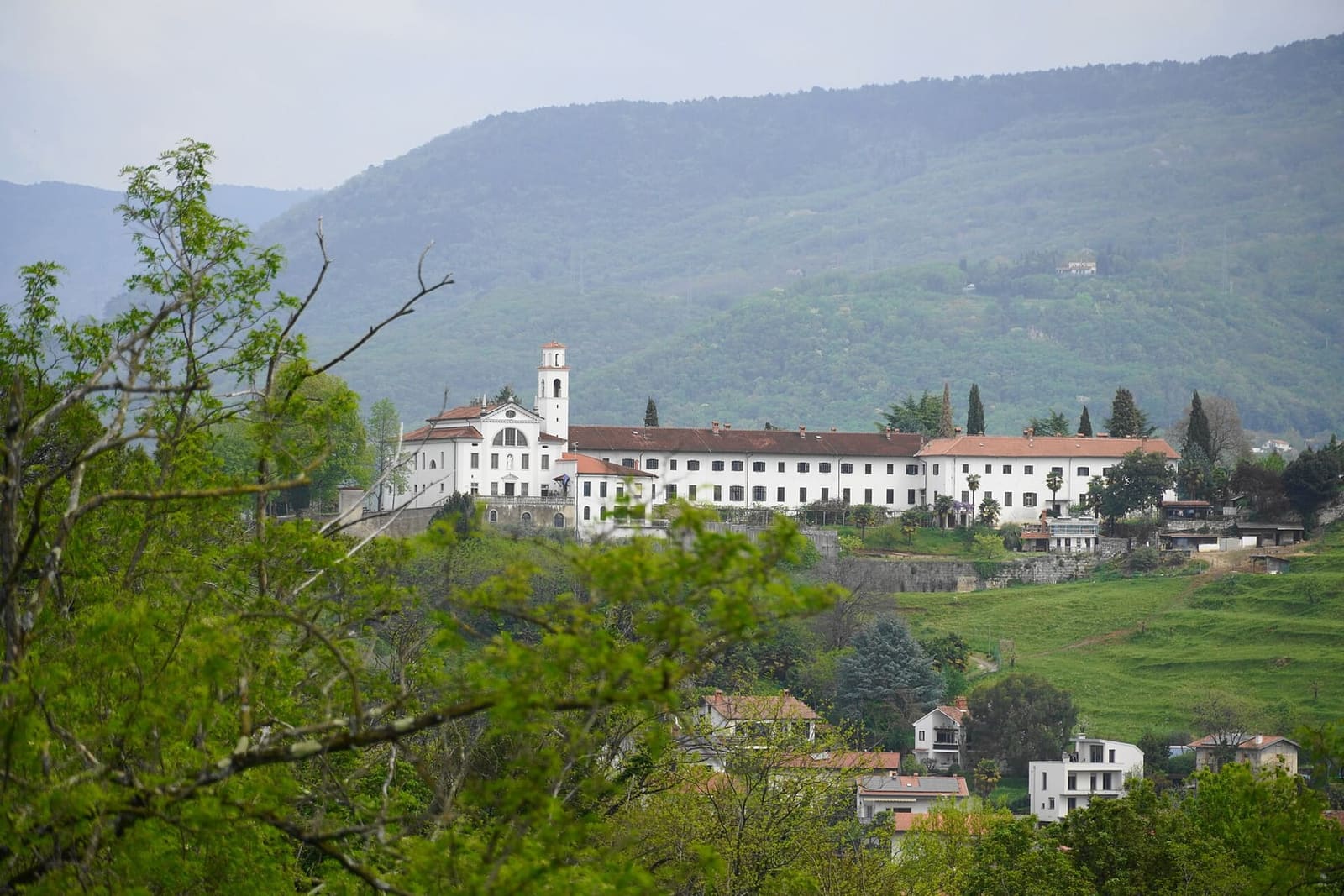 das Franziskanerkloster Castagnevizza, Kostanjevica, auf dem Hügel von Nova Gorica