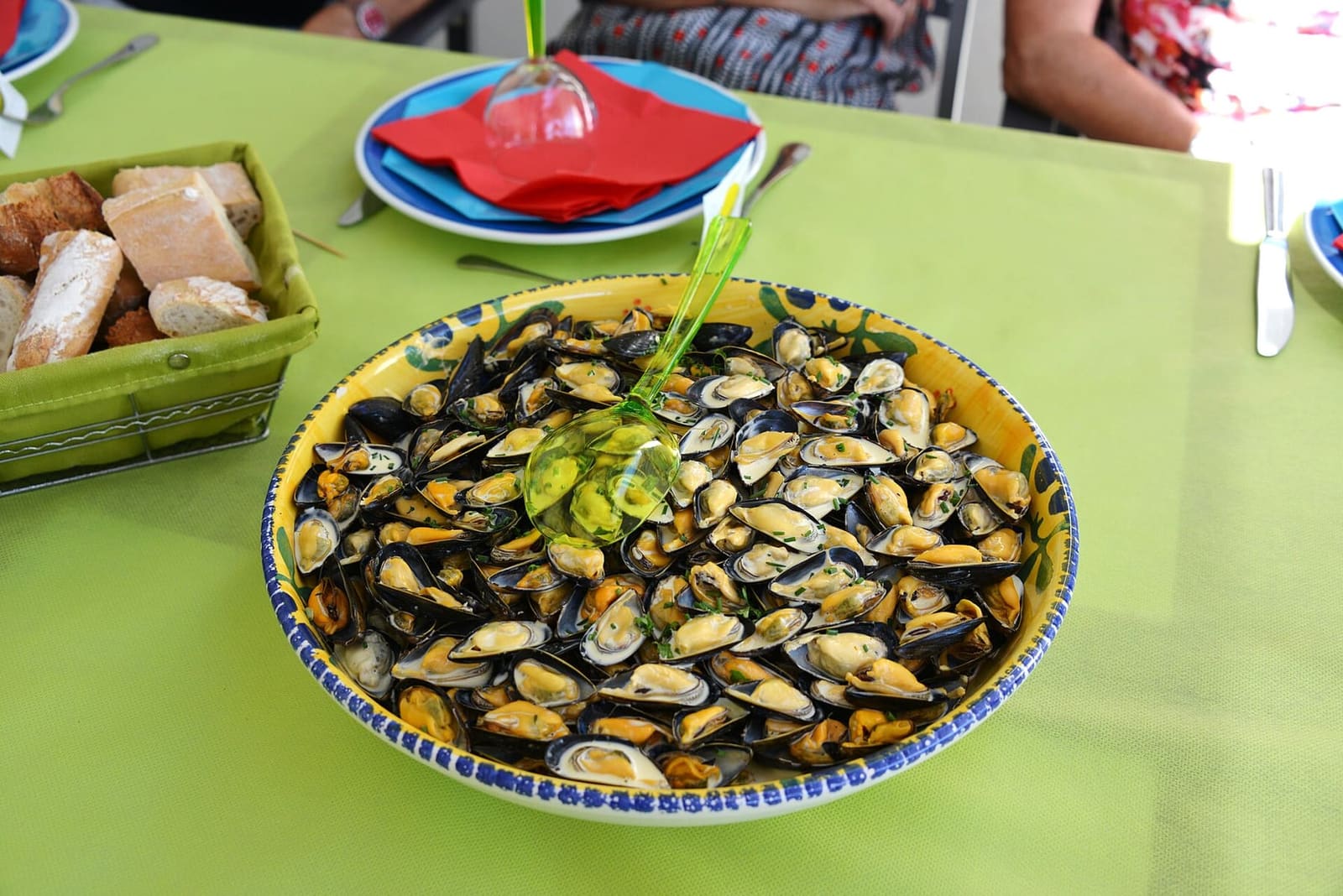 Cozze alla normanna, con il sidro e la panna