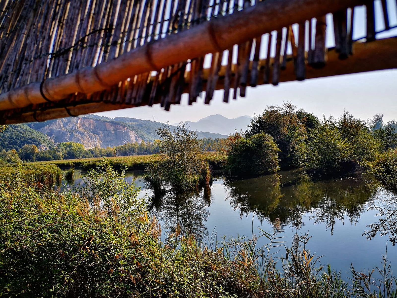 le Lago di Porta vu de l'observatoire de l'oasis