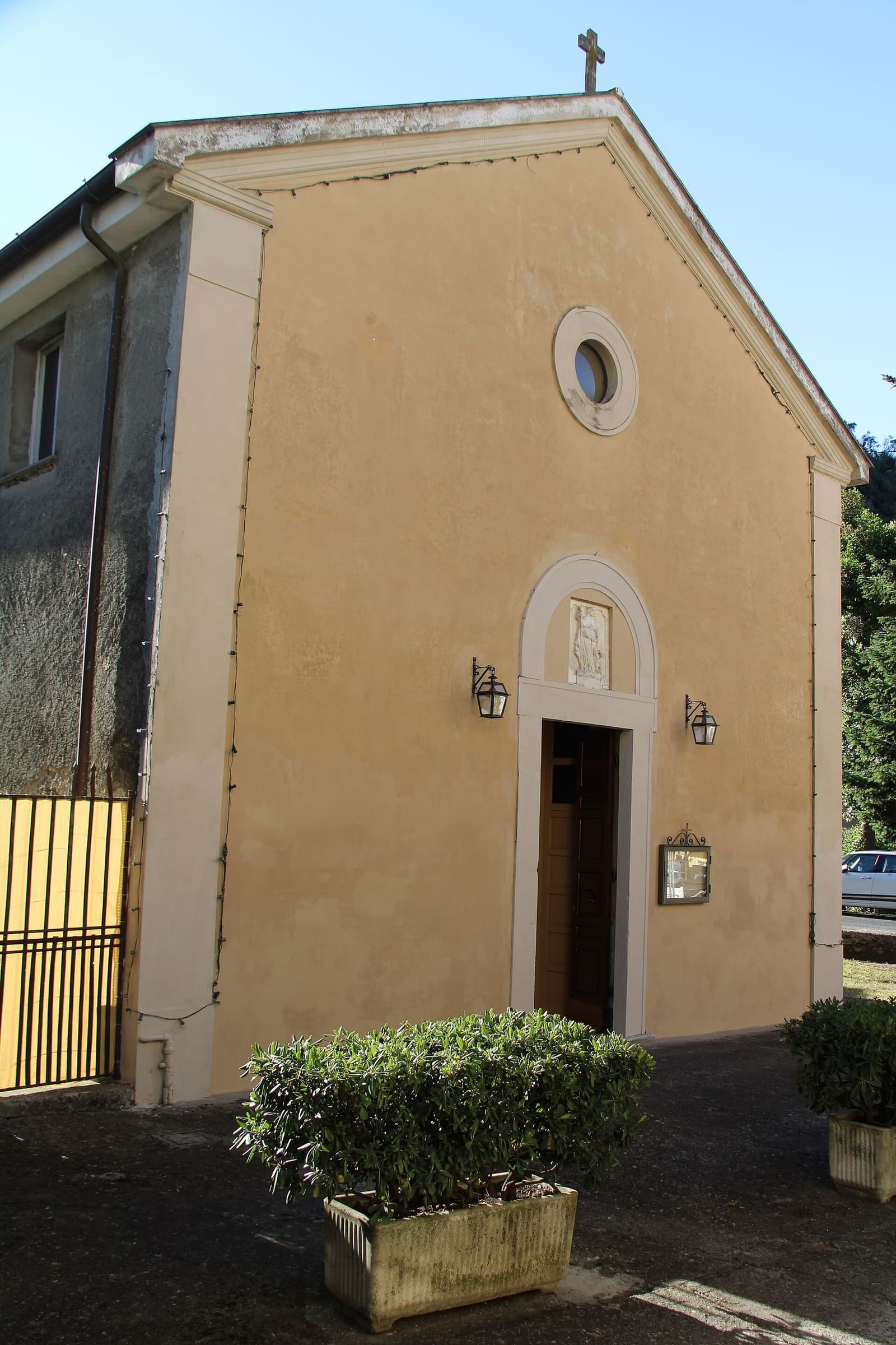 l'oratoire de San Rocco dans le hameau de Prato