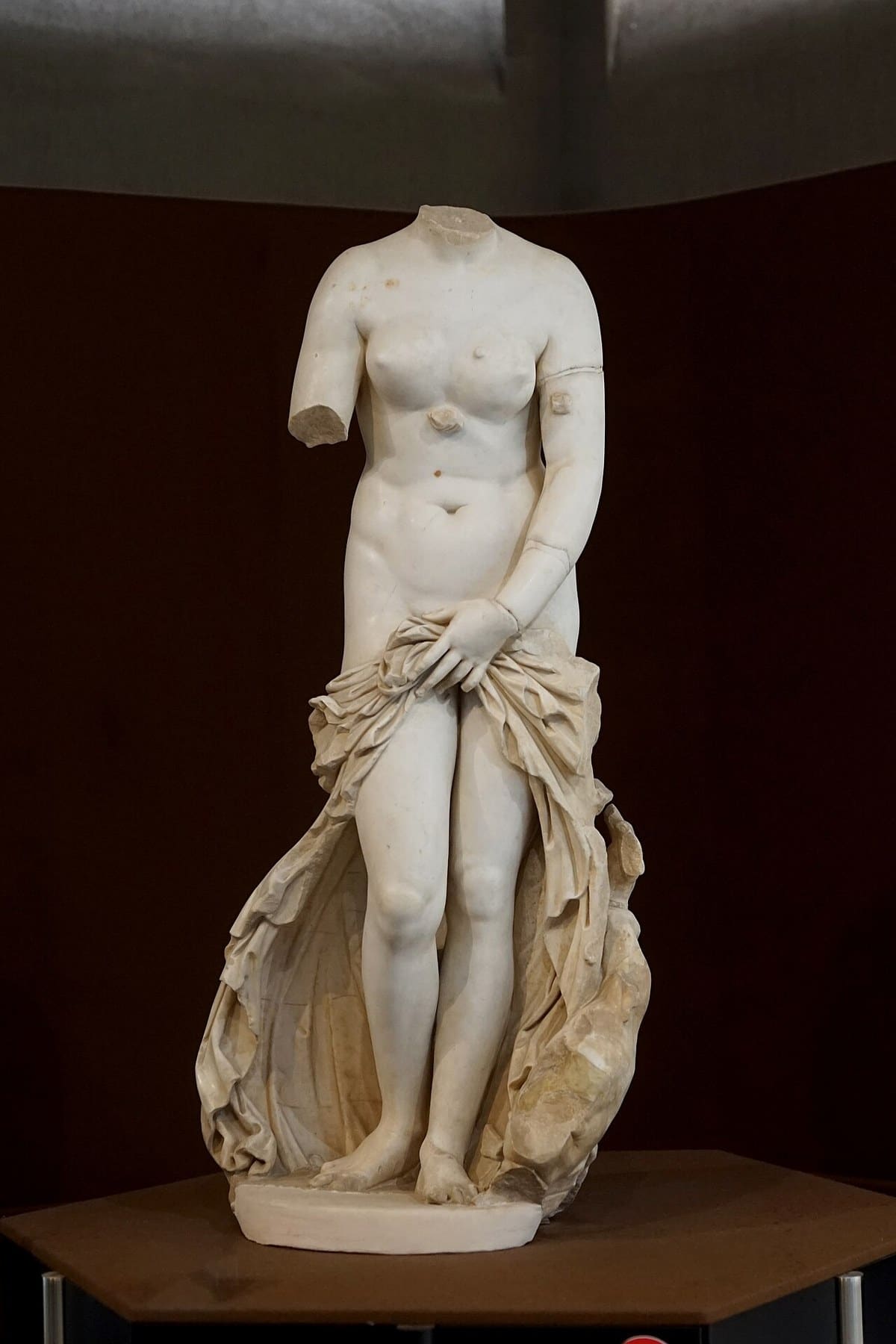 die Venus Landolina, die 1804 gefundene Marmorstatue, im Museum Paolo Orsi