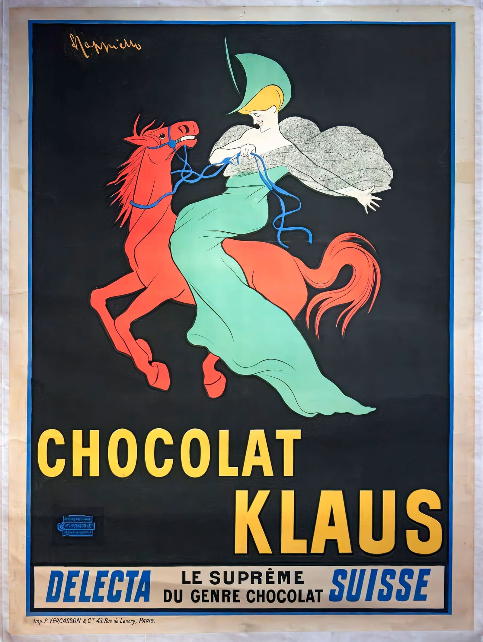 Chocolat Klaus von Leonetto Cappiello, eines der Plakate der Collezione Salce